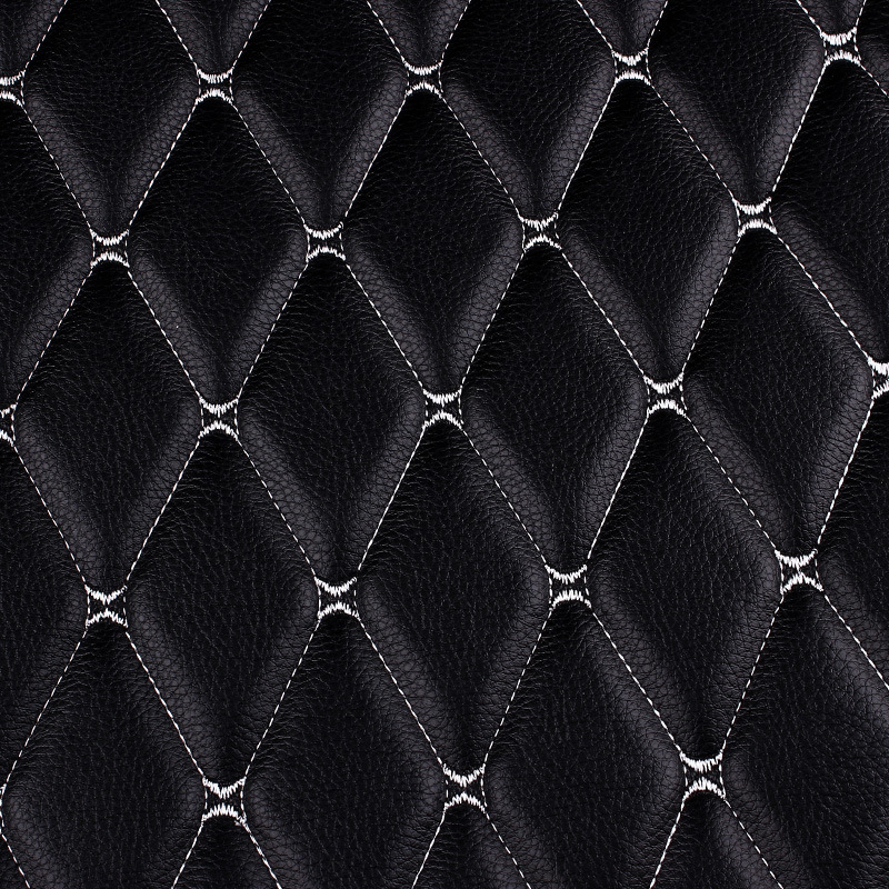 06# Noir avec surpiqûres beige
