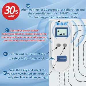 충전식 전기 충격 애완 동물 훈련 매트 방수 실내 소파 및 침대 구충제 장비 개와 고양이를위한 스캣 매트 - Product Image 6