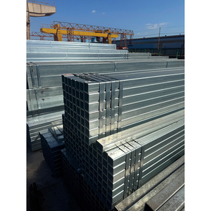 Tube carré en métal galvanisé laminé à chaud 20x20-600x600 mm certifié JIS ASTM GB/T avec longueurs de 6m et 12m pour la construction - Product Image 1