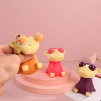 Jouet à presser Singe aux yeux énormes, anti-stress, figurine animale amusante à pincer, à rebond lent, décoration de bureau
