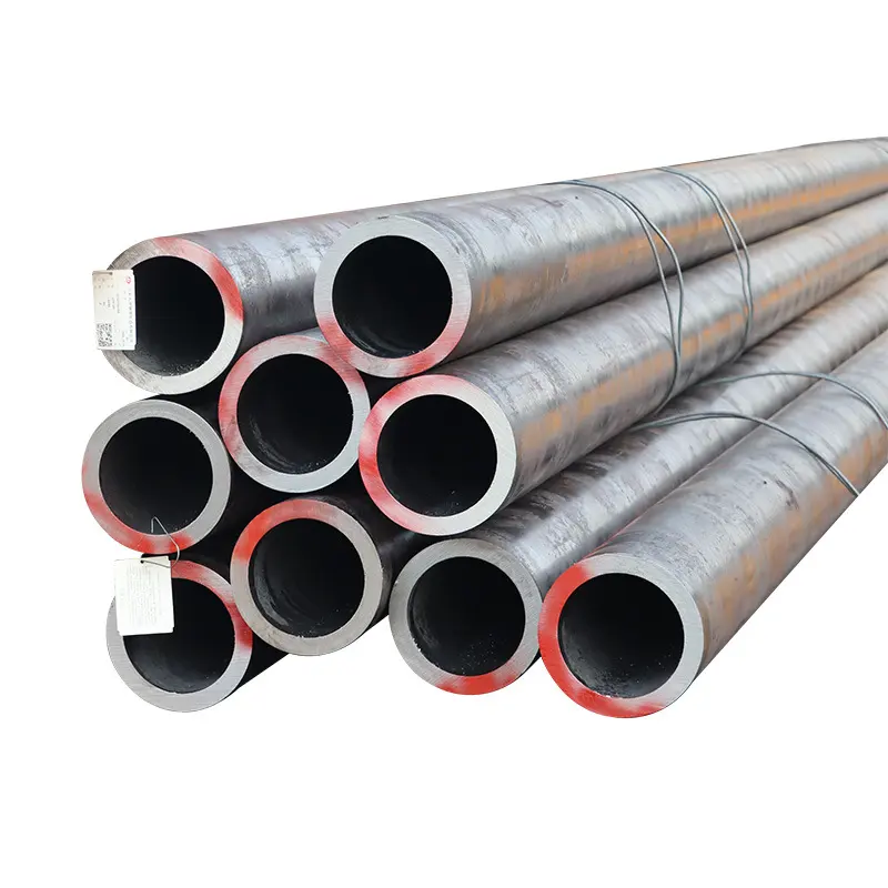 Đường kính lớn dày tường sch40 chất lỏng nồi hơi ống nguyên liệu SAE 1020 1045 ống thép liền mạch cho hợp kim carbon cán nóng