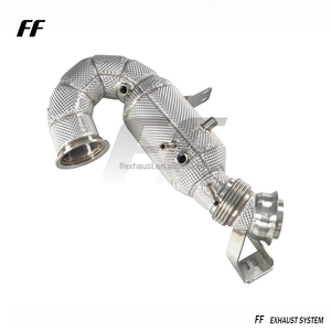 Collecteur d'échappement de course en acier inoxydable SS304 pour Mercedes Benz <span class=keywords><strong>AMG</strong></span> GT50 GT53 <span class=keywords><strong>GT43</strong></span> E53 GLE53 CLS53 GLS53 M256 - Product Image 2