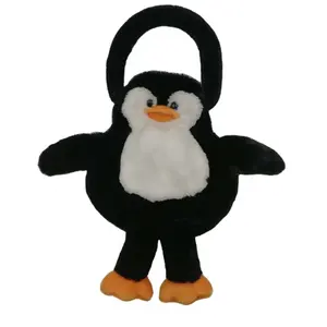 Bolso de pingüino lindo de 10 pulgadas, juguete de peluche suave personalizado de alta calidad OEM/ODM, venta al por mayor