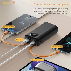 Atacado PD 22.5W Mini Powerbank Construir em Cabo de Alta Capacidade 20000mAh Carregador Portátil Power Bank para Telefone - Product Image 3