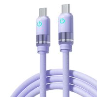 Câbles de données Type-C vers C extra longs de 1 m, conducteur en cuivre pur, tressage en nylon, charge rapide 3A, transfert de données haute vitesse – Offre Spéciale