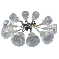 Venta caliente 360 grados 60mm cabujón Led Pixel Point Light IP67 al aire libre 24V Rgb Ucs1903 Led Amusement Point Light