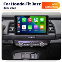 MEKEDE MS lecteur audio de voiture système stéréo écran IPS pour Honda Fit Jazz 2020-2022 ventilateur de refroidissement double din BT 4G WIFI