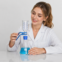 Système de filtration sous vide Tiandi Labware, type à brancher, flacon filtrant de 250 ml, gobelet filtrant de 100 ml, appareil de filtration sous vide de laboratoire