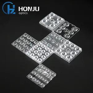 HONJU 90*120 derece 6H1 optik plastik modül lens led için açık alan sokak lambası lens 5050 lens