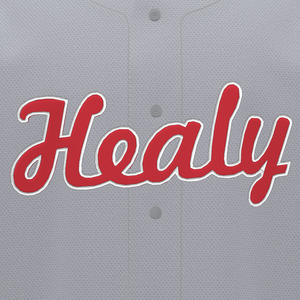 HEALY Maillot de baseball rétro américain gris et rouge contrasté, respirant, en maille, sportif, à manches courtes, vêtement de rue - Product Image 5