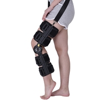 Attelle de soutien orthopédique médicale pour genou, attelle de jambe réglable à charnière, stabilisateur de genou à plage de mouvement contrôlée