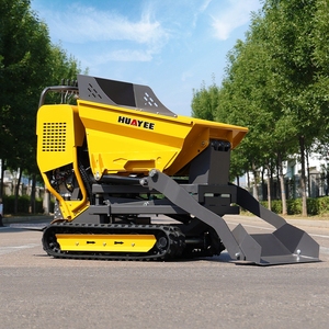Mini-dumper à chenilles hydraulique robuste de haute qualité avec moteur à essence, capacité 500 kg, facile à utiliser - Product Image 2