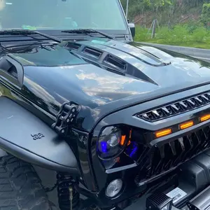 Kap Mesin untuk Jeep Wrangler JK, Aksesori Suku Cadang Mobil