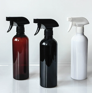 Hot Selling <b>Empty</b> PET Trigger <b>Spray</b> <b>Bottle</b> Matte Black Amber Clear White Plastic <b>Bottle</b> With Black White Nozzle For Cosmetic Cle - Product Image 3