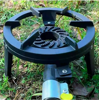Fourniture d'usine cuisinière à gaz brûleur unique Camping cuisinières à gaz extérieur Portable brûleur en fonte