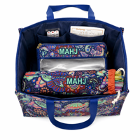 Ensemble de 3 sacs de transport de luxe pour Mahjong américain, en toile et polyester, étui de rangement portable pour tuiles, imperméable, durable et pliable