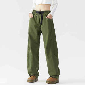 <span class=keywords><strong>Pantalon</strong></span> de randonnée imperméable pour femme, coupe décontractée, jambe droite et large, idéal pour l'automne - Product Image 4