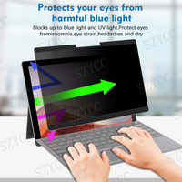 Protecteur d'écran de confidentialité pour ordinateur portable écran tactile pour ordinateur portable filtre de confidentialité magnétique 4 voies pour Microsoft Surface Pro 4/5/6/7