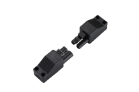 Connecteur de fil électrique à connexion rapide 16A 500V 3 broches mâle femelle enfichable boîtier en nylon de contact en cuivre pour les applications d'alimentation