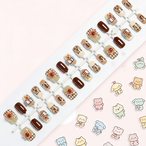<span class=keywords><strong>ส</strong></span>ติ๊กเกอร์ติดเล็บลายการ์ตูนรูปหมี<span class=keywords><strong>ส</strong></span>ีชมพูสำหรับเด็ก ลายการ์ตูน<span class=keywords><strong>ส</strong></span>ีสัน<span class=keywords><strong>ส</strong></span>ดใ<span class=keywords><strong>ส</strong></span> ถอดออกได้ น่ารัก บางเฉียบ ใช้งานง่าย - Product Image 4