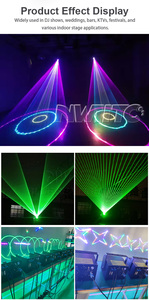 Luz láser 3 en 1 RGB a todo color de 10W para discotecas, discotecas, DJ, bodas, conciertos, bar, uso - Product Image 6