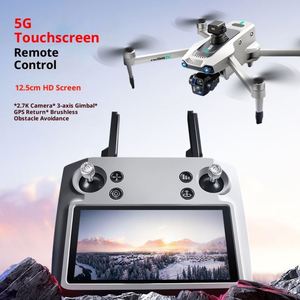 Dron Plegable para Principiantes S819 con Pantalla Integrada, Control Remoto, Gimbal de Seis Ejes, Transmisión de Imagen de 6KM, Posicionamiento GPS y Función de Lanzamiento Aéreo - Product Image 4