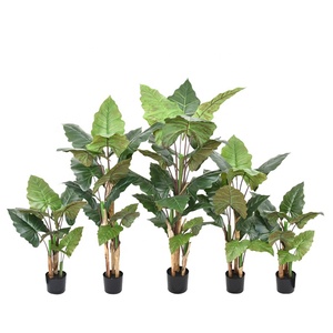 Arbre artificiel <span class=keywords><strong>Arum</strong></span> à grandes feuilles, aspect réaliste, vente en gros d'usine, pour décoration d'événements - Product Image 5