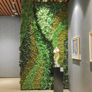 Panel de Pared Verde Artificial, Seto de Boj Artificial, Decoración Vertical con Plantas para Interiores y Exteriores, Decoración Moderna para Paredes - Product Image 1