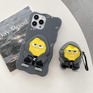 Funda de silicona 2 en 1 para <span class=keywords><strong>iPhone</strong></span> 14, 13, 12, 11 Pro Max, 3D, dibujos animados, Patricio, para <span class=keywords><strong>Airpods</strong></span> 1, 2 Pro, 3 - Product Image 5