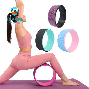 TopOne personnalisé de haute qualité écologique PU ABS Yoga roue rouleau exercice Fitness équipement d'entraînement outil de Massage - Product Image 1