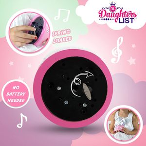 ภาพวาดมือยูนิคอร์นลูกโลกหิมะเป็นมิตรกับสิ่งแวดล้อมไม่แตกหักพลาสติกดนตรีเมโลดี้ของขวัญคริสต์มาสที่สมบูรณ์แบบสำหรับเด็กผู้หญิง - Product Image 3