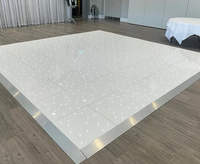 Panneaux de danse Led RGBW haute luminosité, 12 pièces, en acrylique, pour fête de mariage, événement, sol de danse étoilé