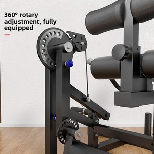 Appareil multifonctionnel 3-en-1 pour l'entraînement des jambes : <span class=keywords><strong>presse</strong></span> assise, extension des jambes, tonification des cuisses intérieures/extérieures, abdominaux et levage des fessiers - Product Image 2