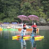 Vélo aquatique à pédales gonflable flottant