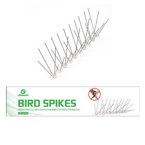 Grillage <span class=keywords><strong>anti</strong></span>-oiseaux en acier inoxydable, longueur 60 cm, 75 pointes en acier galvanisé, dissuasif contre les <span class=keywords><strong>mouches</strong></span>, piège antiparasitaire, élimine les pigeons et autres animaux - Product Image 5