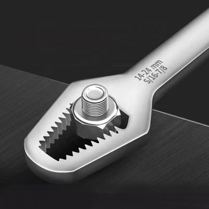 Clé à molette réglable robuste à double extrémité, clé à anneau auto-serrante, outils multifonctionnels pour la réparation automobile à domicile - Product Image 3