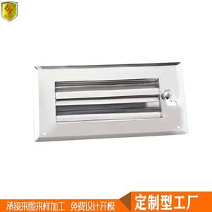 Ventanas Abatibles de Acero Inoxidable, Ventilación Cuadrada para Intercambio de Aire, Ventilación de Escape, Disipación de Calor, Orificios de Ventilación para Uso Marino - Product Image 6