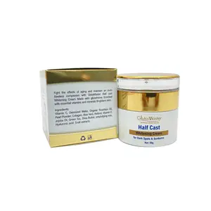 OEM Logo Natural Half Cast Whitening Cream for Face Removal Dark Spots Anti Aging Deep Moisturizing Beauty Skin Face Cream