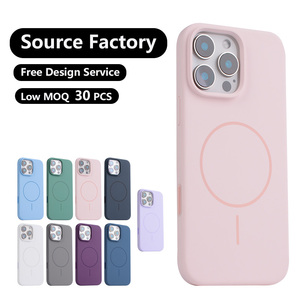 <span class=keywords><strong>Cover</strong></span> in Silicone Liquido <span class=keywords><strong>Originale</strong></span> di Lusso Antiurto per <span class=keywords><strong>iPhone</strong></span> 17 16 15 Pro Max, Produzione ODM/OEM all'Ingrosso - Product Image 1