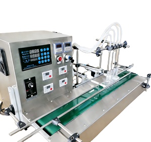 Bomba Peristáltica Semiautomática de 4 Cabezales, Transportador de Líquidos para Botellas de Plástico, Jugos, Leche, Bebidas/Alimentos, Alta Precisión - Product Image 1
