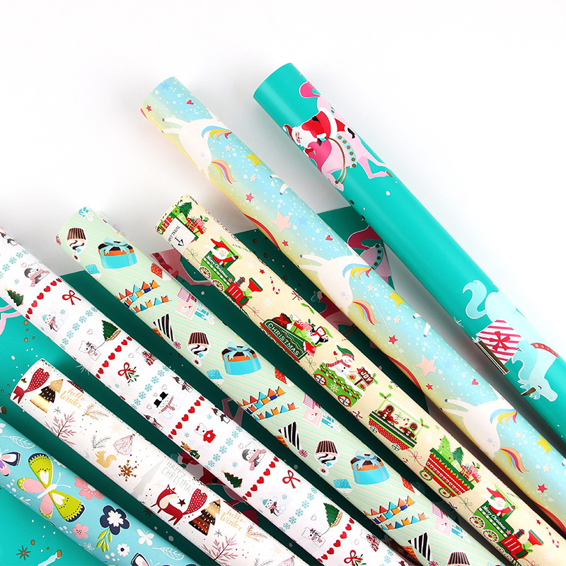Wholesales Kids Wrapping Paper for Birthday or Party or Baby Show 43x300cm Customer Giftwrap