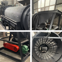 Machine de criblage de sol rotative mobile fabriquée en Chine pour le lavage du sol et du sable agricoles, crible à tambour