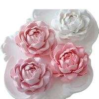 Moule en silicone Série Fleurs pour Fondant, Bougies et Artisanat – Moule en silicone Rose, Pivoine, Lotus pour Décoration de Gâteaux