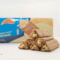 2024 Offre Spéciale Échantillon gratuit Snack à base de céréales Sandwich au chocolat au lait avec biscuit au chocolat Biscuit
