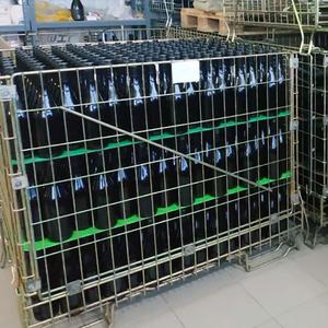 <span class=keywords><strong>Cage</strong></span> pliable pour le stockage de bouteilles de Bordeaux, capacité de 800 kg, placage brillant en zinc-chrome - Product Image 5