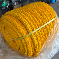 Tali Kabel Uhmwpe 40mm 8 Untai Tahan UV, Tali UHMWPE Kekuatan Tinggi, Tali Penarik Kapal Tebal, Tali Winch Sintetis