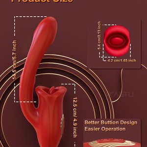 Groothandel 3-in-1 Vibrator Tonglikkende Trillende Frequentieomzetting Waterdichte Clitorale <span class=keywords><strong>Massage</strong></span> Volwassen Vrouwelijke Seks Toy - Product Image 4