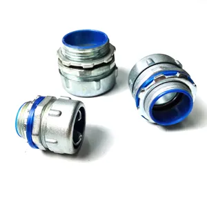 3/4"dpj Zinc Die Cast Natural Color male Hose Connector Galvanised Flexible Conduit Connector Cable Adaptor Flexible Connector