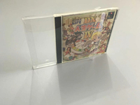 Boîte de présentation de collection NSLikey PET Protect pour cartouche de jeu PS1, étui de protection pour DVD, version 1CD