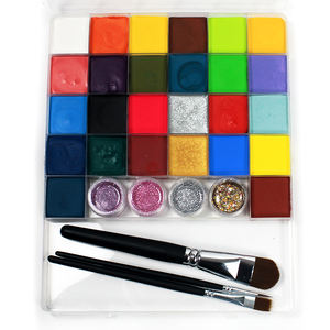 20-Color Clown White Face Body Paint Palette Environmental Protection Pigment 20ml Each <strong>Special</strong> <strong>Effects</strong> <strong>Makeup</strong> for Festivals - Product Image 3